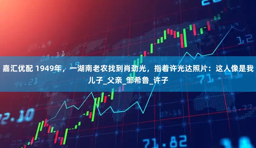 嘉汇优配 1949年，一湖南老农找到肖劲光，指着许光达照片：这人像是我儿子_父亲_邹希鲁_许子