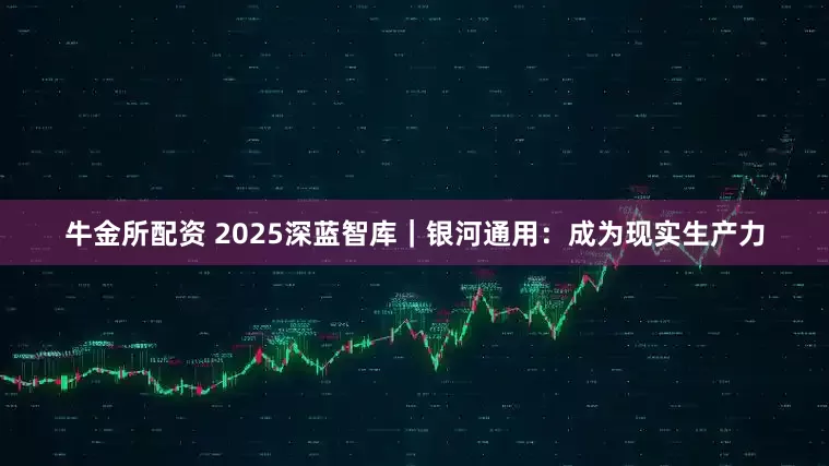 牛金所配资 2025深蓝智库｜银河通用：成为现实生产力